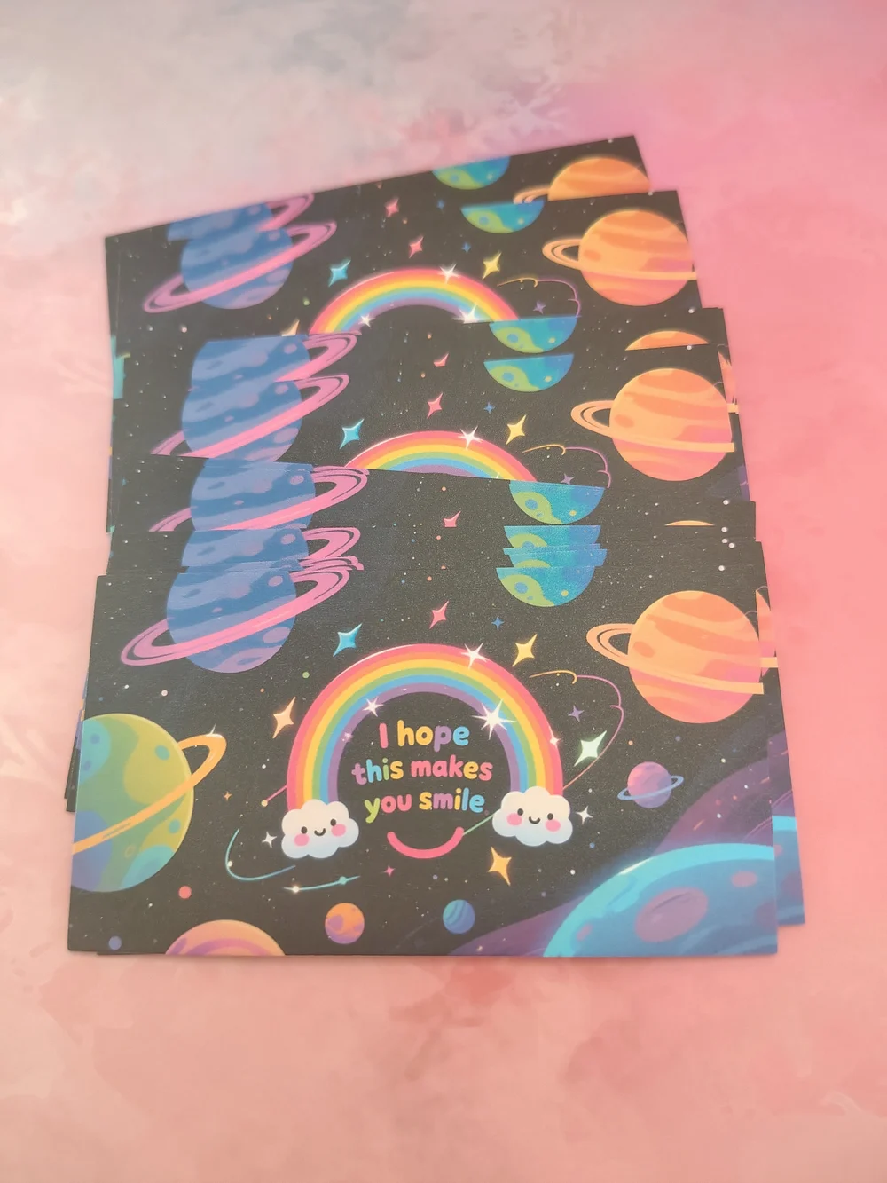 50 Pack Thank You Card Small Business Space 3.54